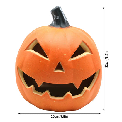 Halloween Decor LED Scene Layout Home Decoration Without Battery Ghost Face Pumpkin Light Garden Outdoor Indoor Party Home Decor
