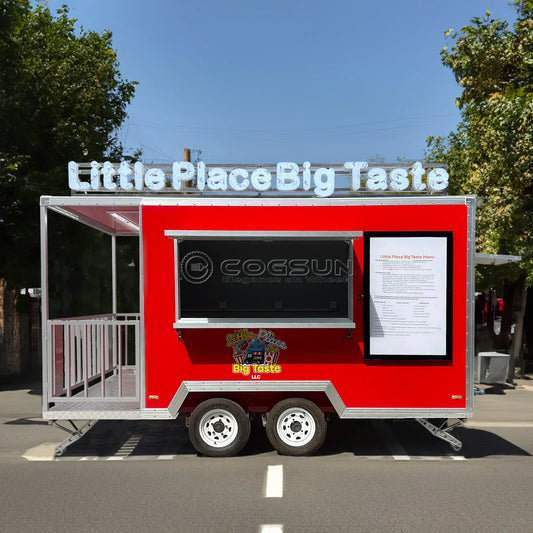 Customized Commercial Food Trucks Concession Food Trailers Street Mobile Food Trucks Fast Food Trailers For Sale USA Europe