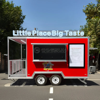 Customized Commercial Food Trucks Concession Food Trailers Street Mobile Food Trucks Fast Food Trailers For Sale USA Europe