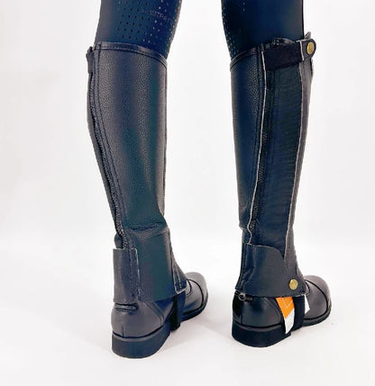 Equestrian Legging Horse Riding Equipment Pirate Knight Equestrian Boot Cover Faux Leather Gaiter Medieval Renaissance Steampunk