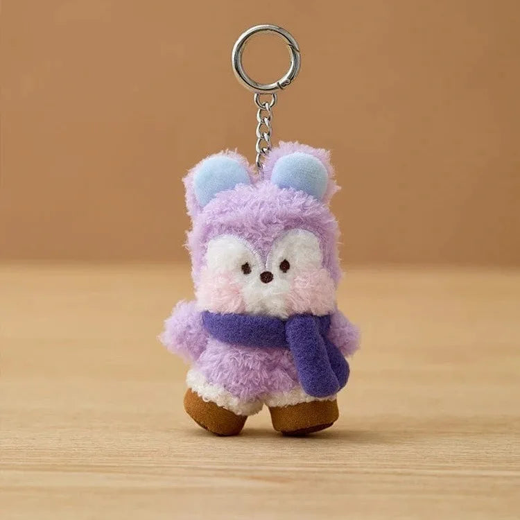 New 10Cm Bt21Ed Baby Series Kawaii Anime Rj Cooky Plush Keychain Cute Cartoon Plush Pendant Doll Toy Bag Accessories Girl Gift