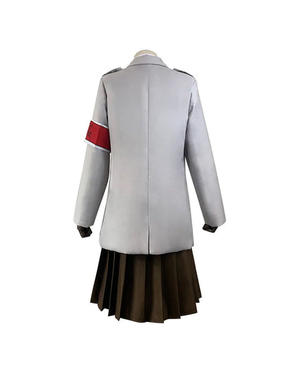 Anime Attack on Titan Jacket Eldian Cosplay Costume Warrior Unit Pieck Jacket Shingeki No Kyojin Eldian Dress Marley Military