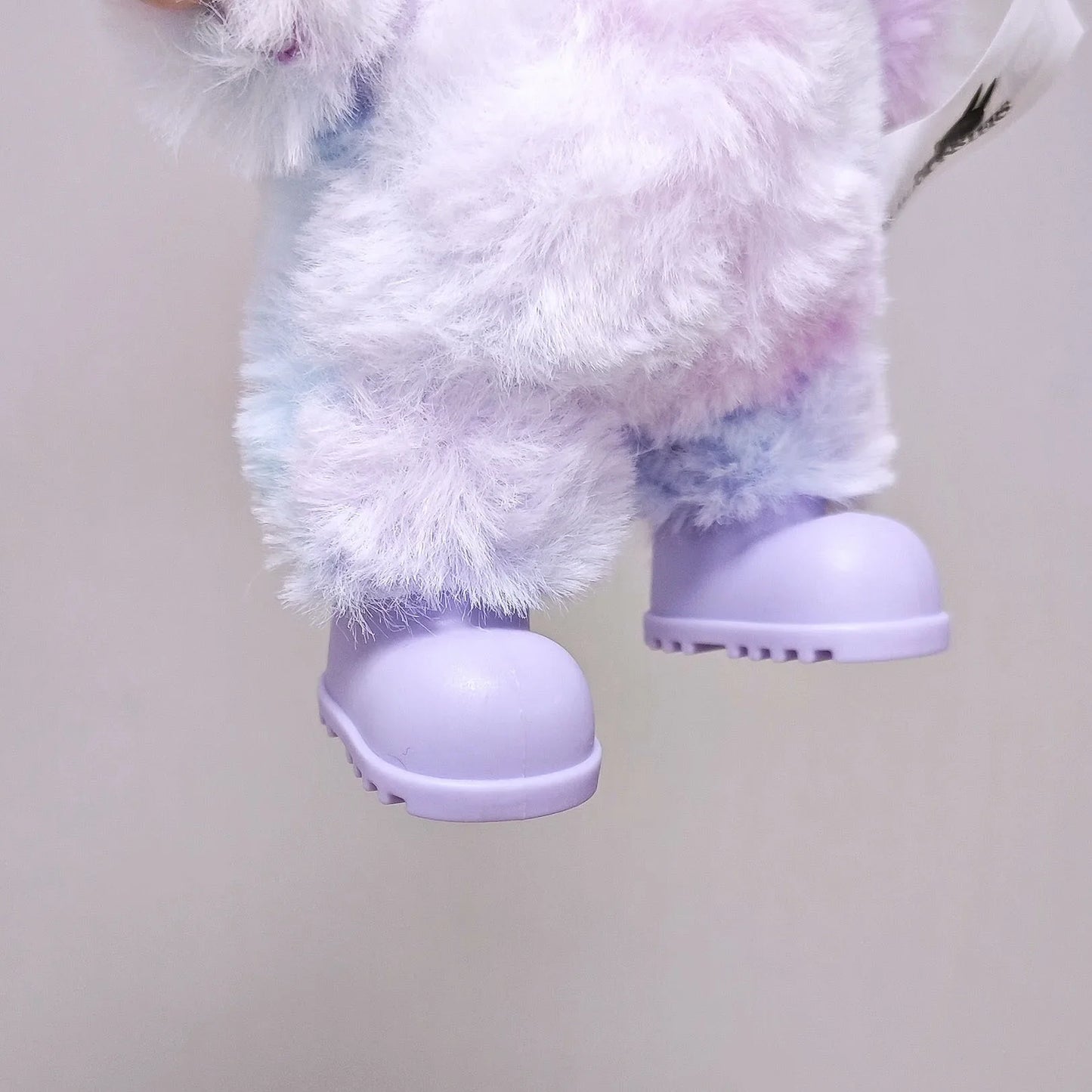 Labubu Doll Shoes For 15-17cm Ropa 3.0 Labubu V1 V2 V3 Rain Boots Colorful Beach Shoes Sitting Party Accessories