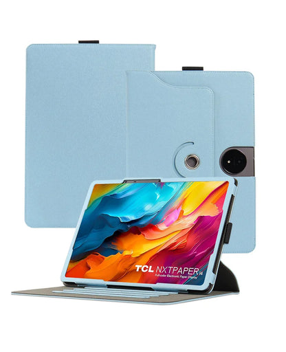 Étui rotatif à 360 degrés Mingfeng pour tablette PC TCL NXTPAPER 14 9491G 14,3 pouces, housse magnétique avec dragonne 2024