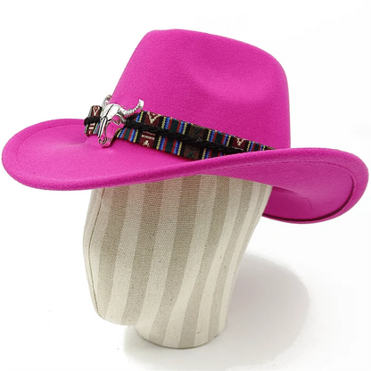 Cowboy hat various accessories cowboy hat monochrome felt hat men and women outdoor hat rider hat шляпа женская