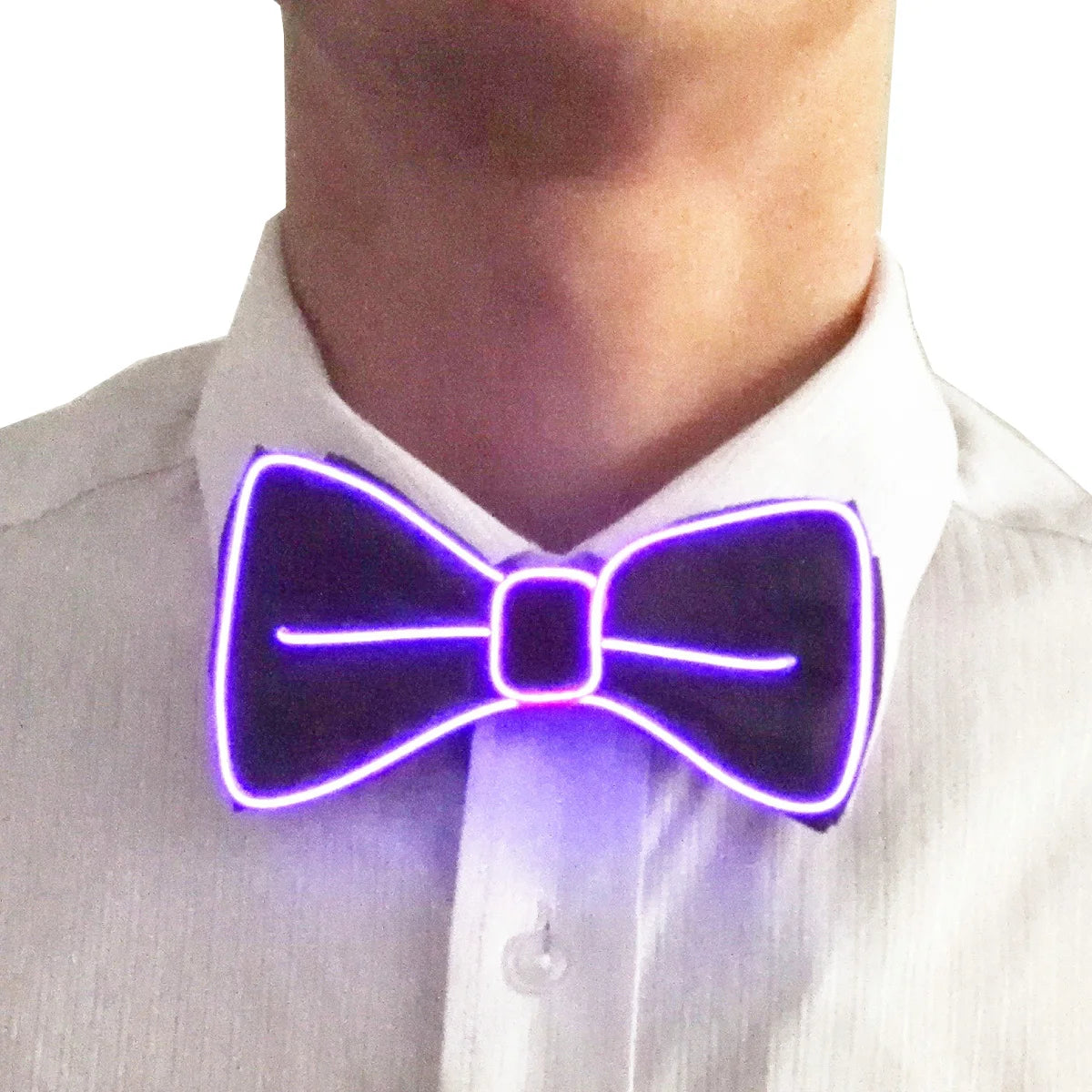 Newest LED Luminous Bow Tie For Man Christmas Wedding Light Bow Tie Festival Party Supplies Fluorescent Party Props