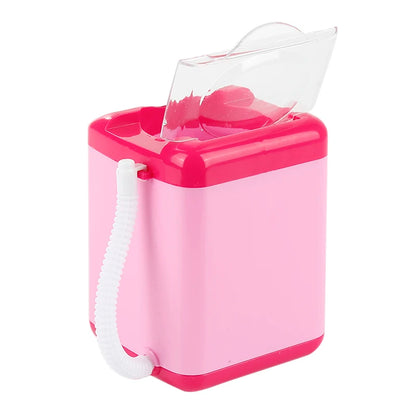 Mini machine à laver électrique pour pinceaux de maquillage - Nettoie et essore les pinceaux - Jouet pour brosses à maquillage - Œuf de beauté - Nettoie les pinceaux de maquillage