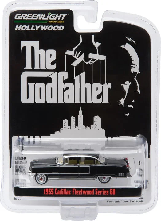 GreenLight 1:64 1955 Cadillac Fleetwo Series 60 godfather Elvis Presley Model Collectible Toy Gift Souvenir Display Ornament