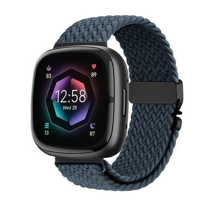 Braided Parachute band for Fitbit Versa 4 3 Sense 2 Strap Accessories replacment nylon belt Bracelet correa Fitbit Versa 4 Strap