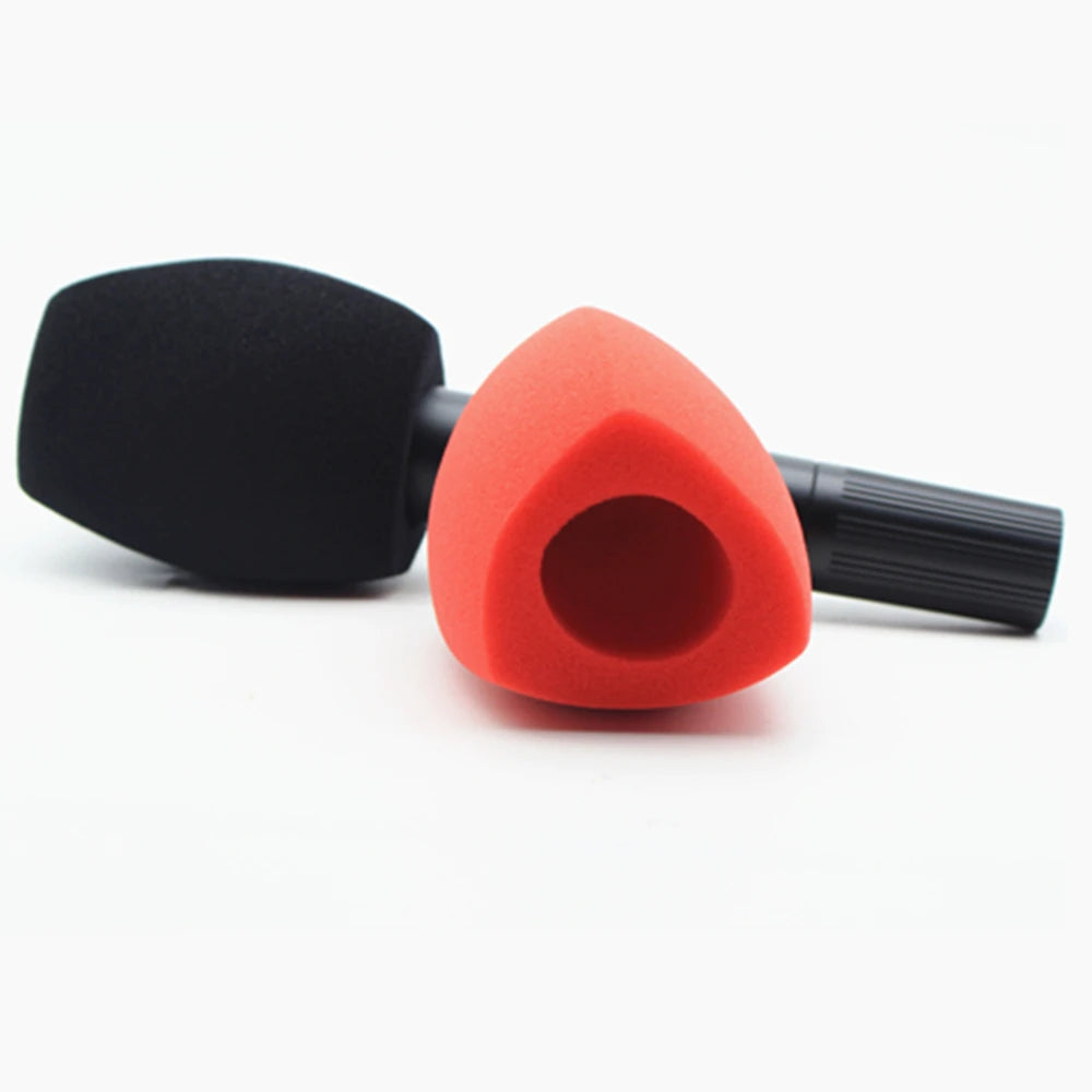 Large Microphone Foam Windscreens Windshields Mic Foam Covers for Handheld Interview Microphones 40mm Opening