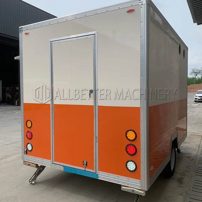 Allbetter Custom Small Food Trailer Concession Mobile Food Truck Catering Truck for Sale Ice Cream Cart Food Trailer