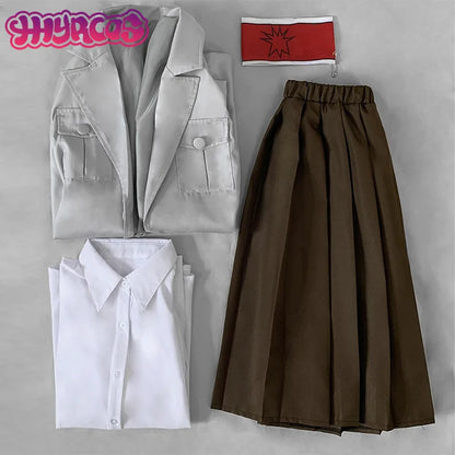 Anime Attack on Titan Jacket Eldian Cosplay Costume Warrior Unit Pieck Jacket Shingeki No Kyojin Eldian Dress Marley Military