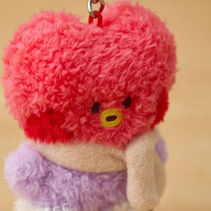 New 10Cm Bt21Ed Baby Series Kawaii Anime Rj Cooky Plush Keychain Cute Cartoon Plush Pendant Doll Toy Bag Accessories Girl Gift
