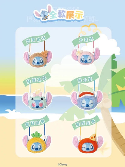 New Genuine Stitch Funny Travel Series Crossbody Bag Vinyl Face Bags Blind Box Trendy Toys Guaihaobei Stitch Mystery Box As Gift