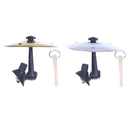 1 pièces soucoupe musicale voiture Crash cymbale alliage voiture Crash tambours cymbale évent tambour Mini tambour facile à installer Clip-On Mini pour évent