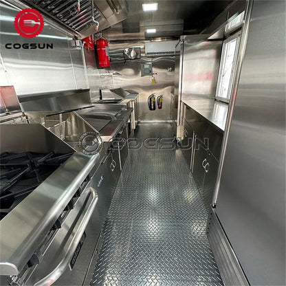 Customized Commercial Food Trucks Concession Food Trailers Street Mobile Food Trucks Fast Food Trailers For Sale USA Europe