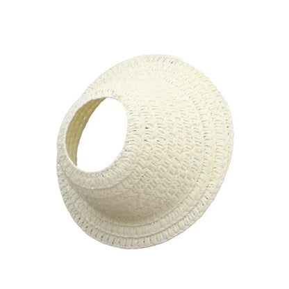 Labubu open top straw hat, party clothing accessories, rustic style Labubu baby clothes decoration accessories (hat only)