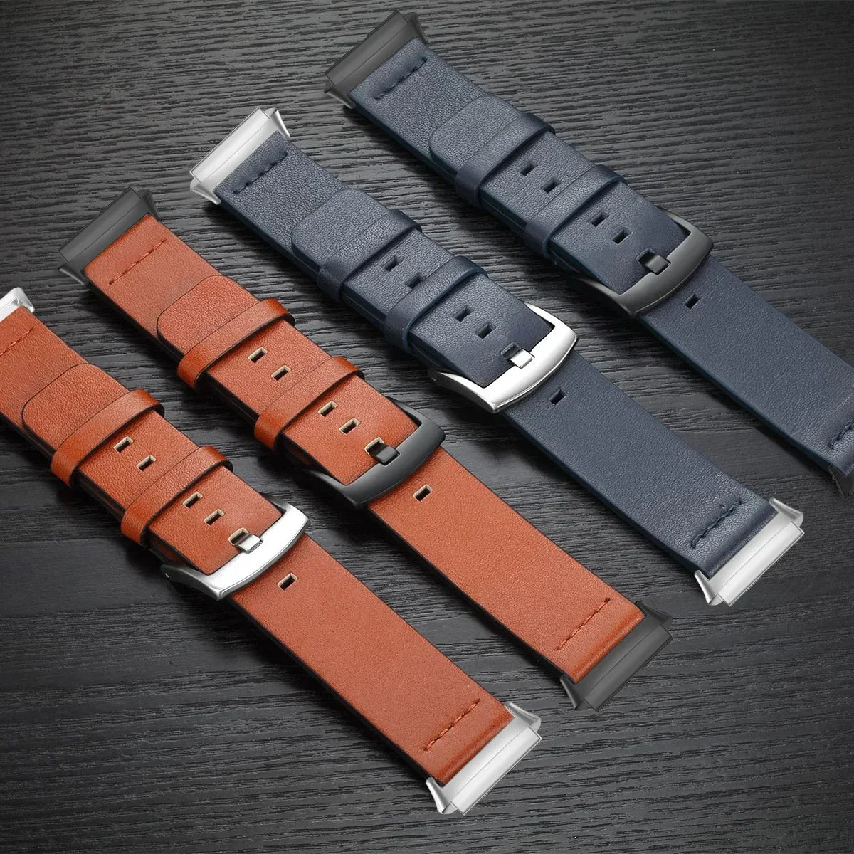 Strap For Fitbit Versa 2 Lite Leather Band SmartWatch Bracelet For Fitbit Versa3 4 Sense Correa Watchband Pin Buckle Accessories