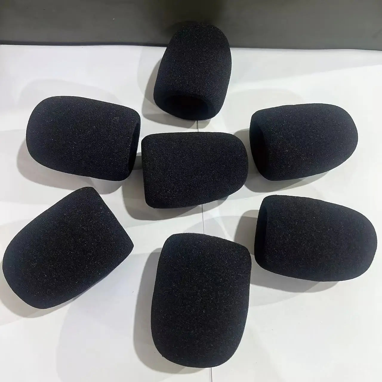 Wireless Handheld Microphone Covers  Windproof Anti-Saliva and Washable Sponge Foam Cover for Most Microphone Mic Cap