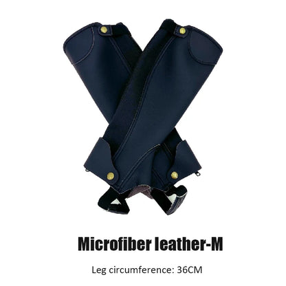 Equestrian Legging Horse Riding Equipment Pirate Knight Equestrian Boot Cover Faux Leather Gaiter Medieval Renaissance Steampunk