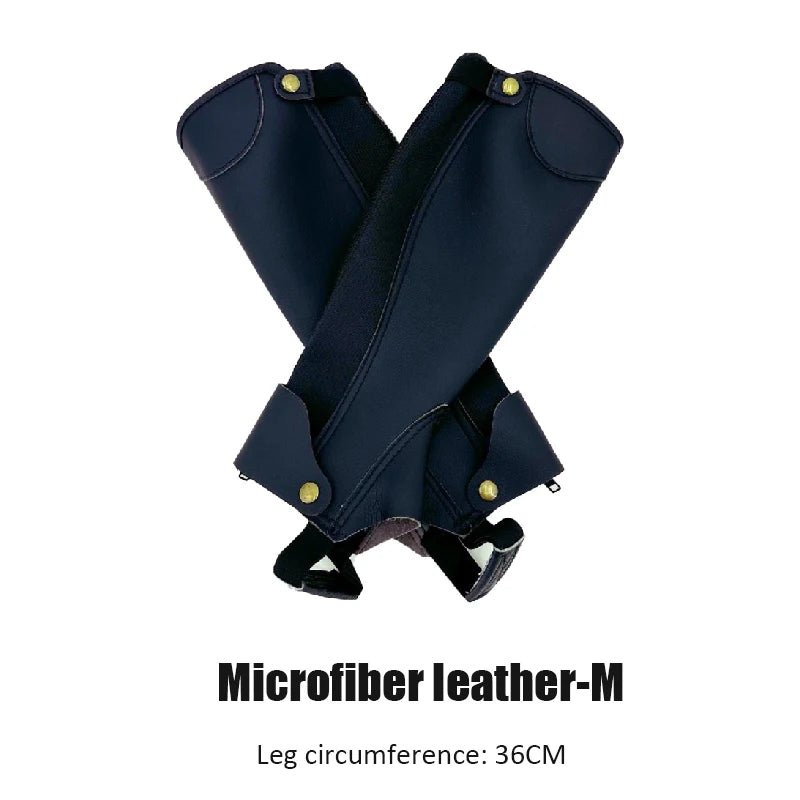 Equestrian Legging Horse Riding Equipment Pirate Knight Equestrian Boot Cover Faux Leather Gaiter Medieval Renaissance Steampunk