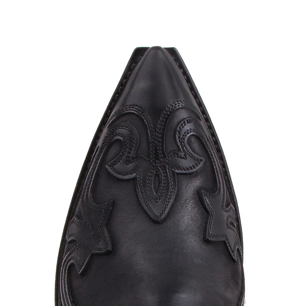 New Men's Boot Handmade Wedge Ankle Boots for Men Western Cowboy Boots Unisex Men's Leather Shoes Hard-Wearing