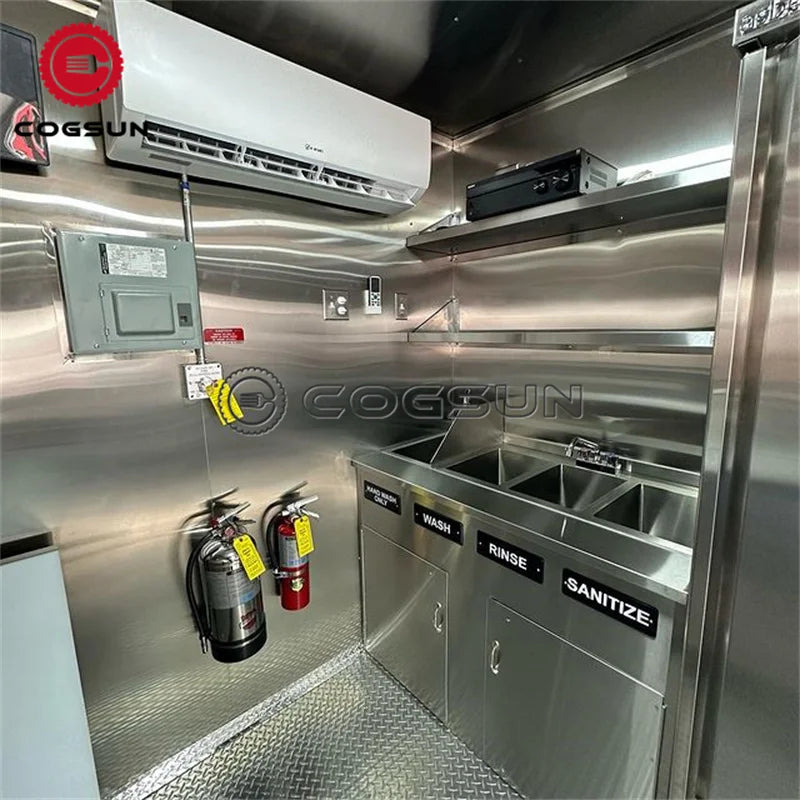 Customized Commercial Food Trucks Concession Food Trailers Street Mobile Food Trucks Fast Food Trailers For Sale USA Europe