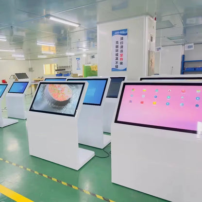 21.5 32 43 pouces centre commercial Android écran tactile interactif affichage de signalisation numérique support de sol Lcd kiosque d'auto-service