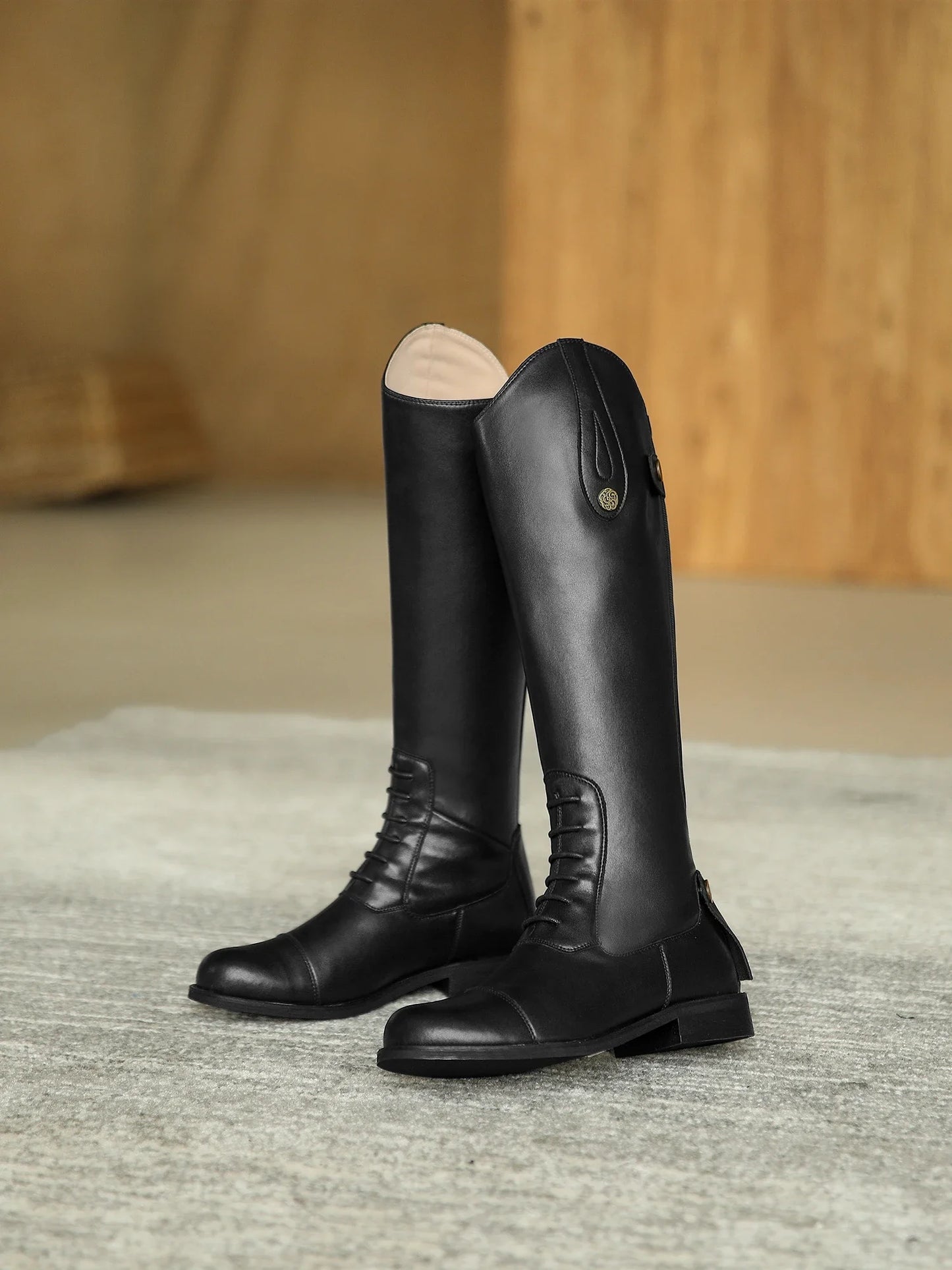 Bottes d'équitation 2025 en cuir, bottes longues, équipement d'équitation, chaussures ultra-résistantes et antidérapantes