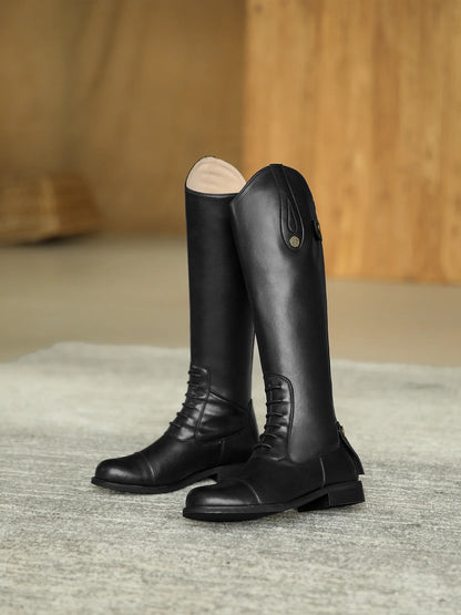 2025 Equestrian Boots Leather Equestrian Supplies Long Boots Riding Equipment Non-Slip Ultra Footwear Resistant Horse Rider Shoe