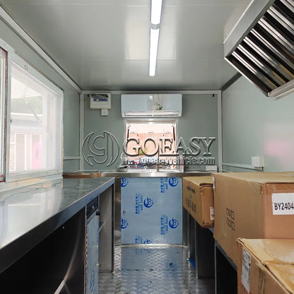 Modern Mobile Food Truck Pink Concession Trailer Ice Cream Cart Stainless Kitchen Hot Dog Pizza Van Juice Snack Bar