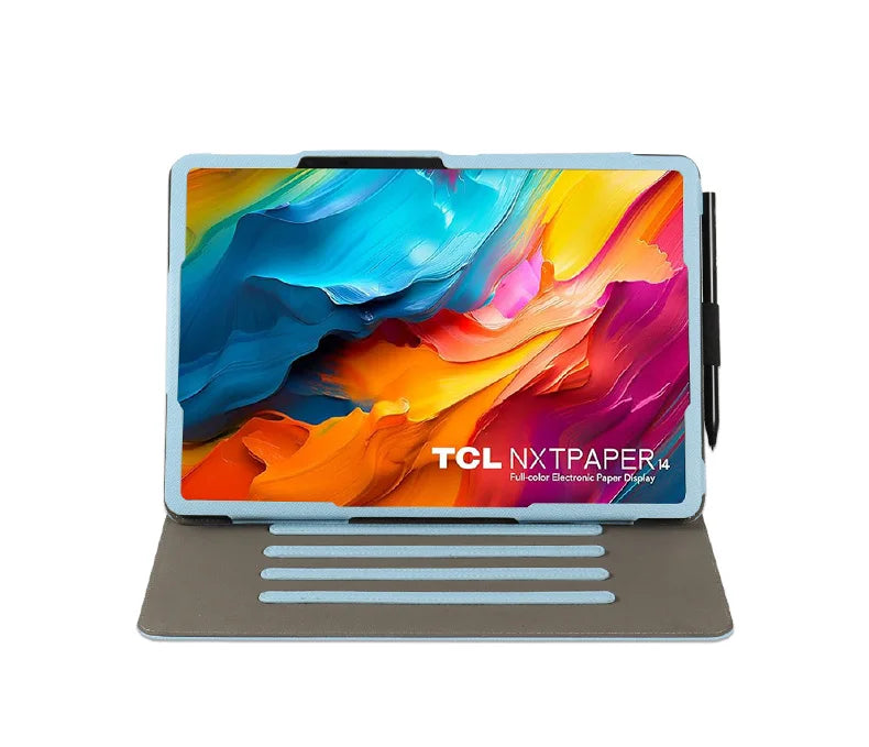 Étui rotatif à 360 degrés Mingfeng pour tablette PC TCL NXTPAPER 14 9491G 14,3 pouces, housse magnétique avec dragonne 2024