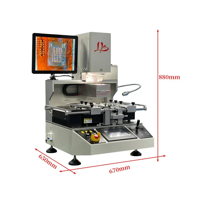 LYBGA G700 5300W Station de retouche optique BGA à air chaud haute précision pour la réparation de cartes PCB et la machine à souder