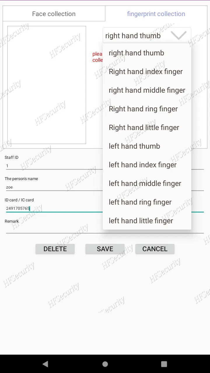 HFSecurity FR05 lecteur de carte RFID à reconnaissance faciale tout-en-un Wifi système de contrôle d'accès de présence lecteur de détection de visage