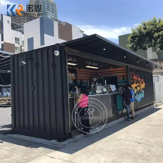Modular Restaurant Container Bar With High Quality  Food Kiosk Container Bar Coffee Shop Restaurant USA Standard