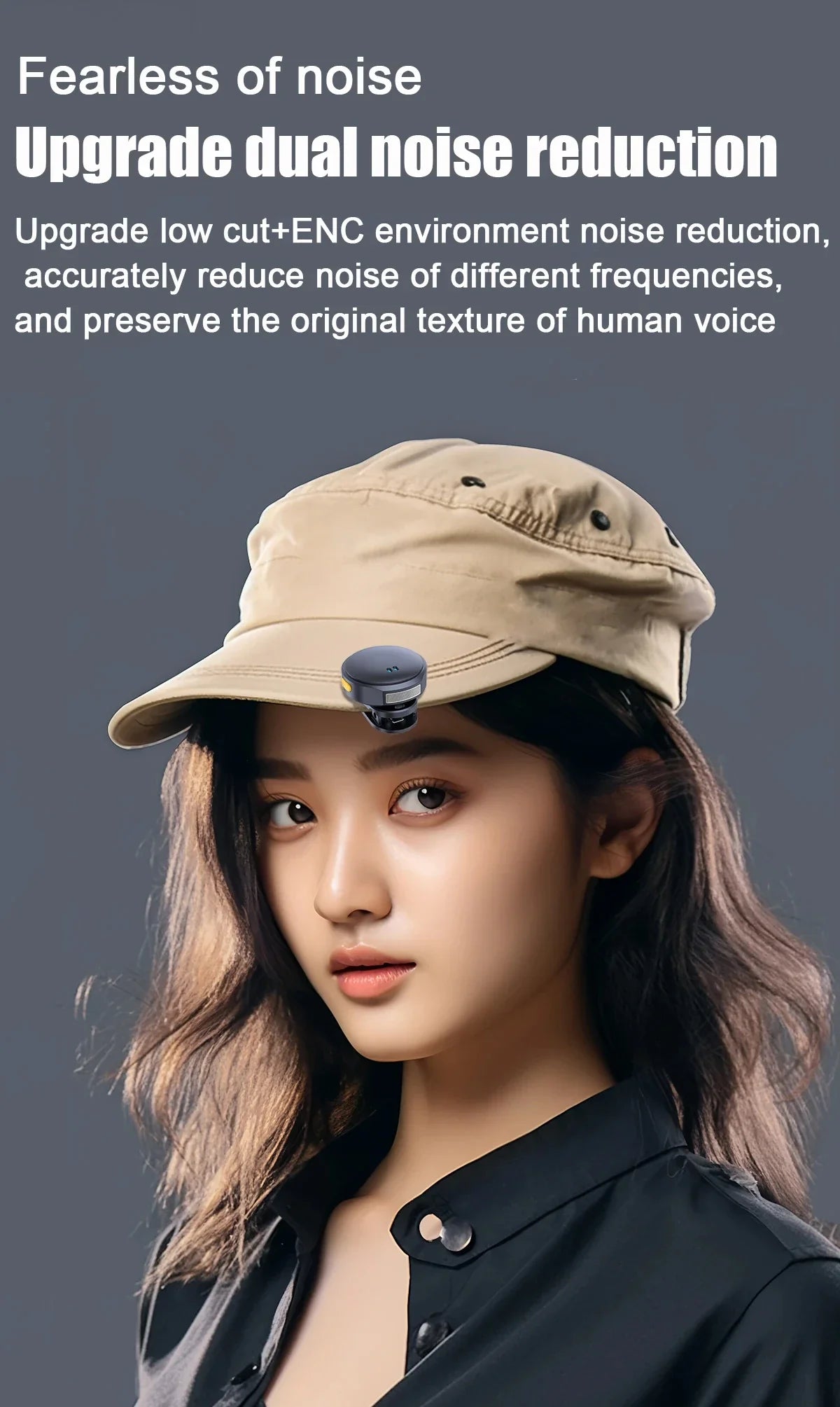 Microphone Lavalier 2.4GHz, sans fil, à aspiration magnétique, avec étui de chargement, pour enregistrement vidéo, Plug and Play