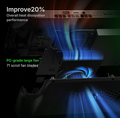 AOKZOE A1X AMD AI 9 HX 370 PC Game Console 8 Inch Native Landscape Screen Windows Handheld Laptops VRR 72.7Wh For Steam 3A Game