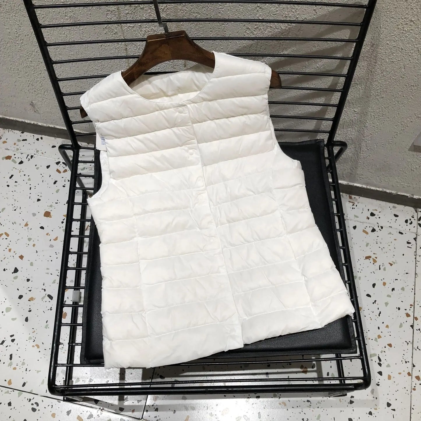 Doudoune sans manches pour femme, nouvelle collection printemps-hiver 2025, 90 % duvet de canard blanc, ultra légère, pliable, chaude, doublure en duvet