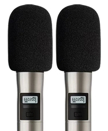Wireless Handheld Microphone Covers  Windproof Anti-Saliva and Washable Sponge Foam Cover for Most Microphone Mic Cap