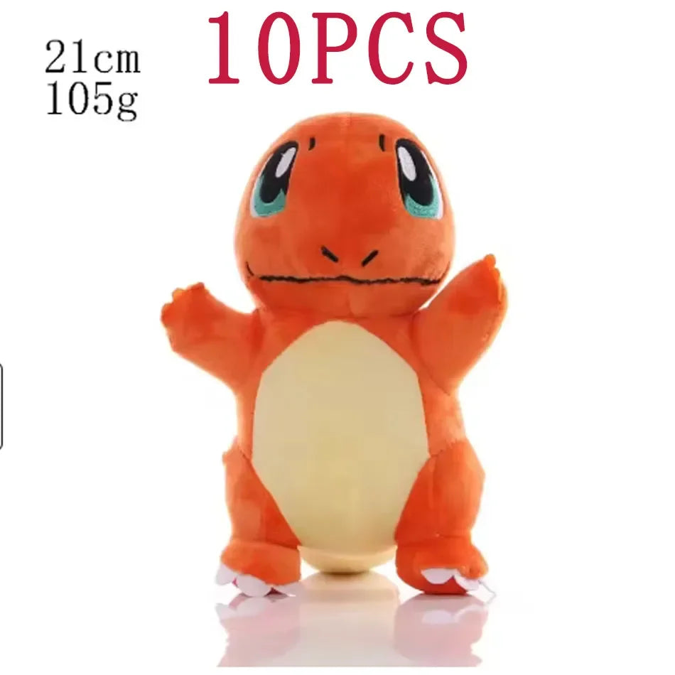 2025@@@@10PCS 20cm Pokemon Stuffed Plush Toys Kawaii Pikachu  Anime Doll Kids Birthday Kawaii Cute Soft Children Stuffed Plush