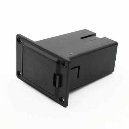 10 pièces pièces de guitare 9V support de boîtier de batterie boîte de couverture pour guitare acoustique basse micro actif noir