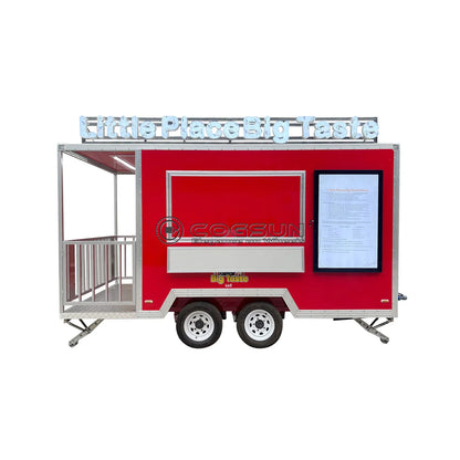 Customized Commercial Food Trucks Concession Food Trailers Street Mobile Food Trucks Fast Food Trailers For Sale USA Europe