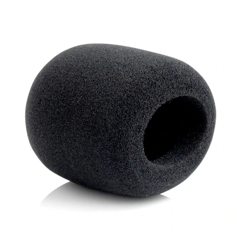 Housse de protection pour microphone sans fil, colorée, coupe-vent, anti-salive, lavable, en mousse éponge, pour la plupart des microphones (3,5 x 7 cm)