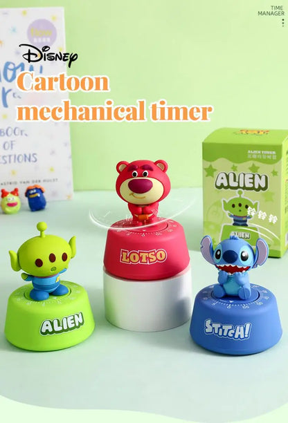 Stitchou Cute Cartoons Cute Pet Stitchou Timer Student Self-Discipline Learning Times Management Kitchen Machinery Timing Reminder