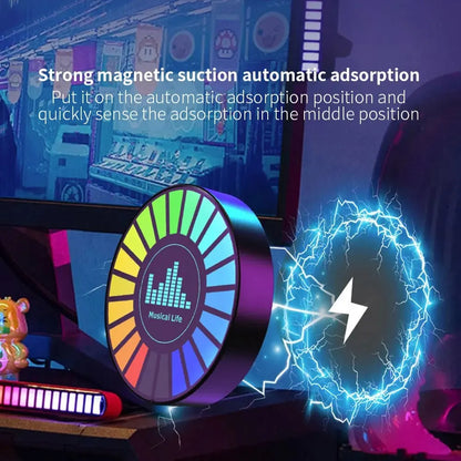 Led Music Sound Control Pickup Light Rhythm Lamp RGB Car Ambient Light Adjustabl Automotivo Strip For Automobiles Family Party