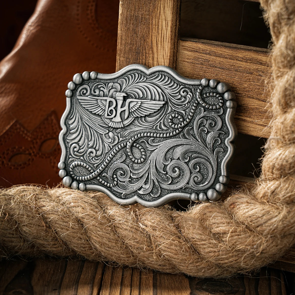 Western style plate buckle belt buckle the first belt buckle
