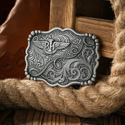Western style plate buckle belt buckle the first belt buckle