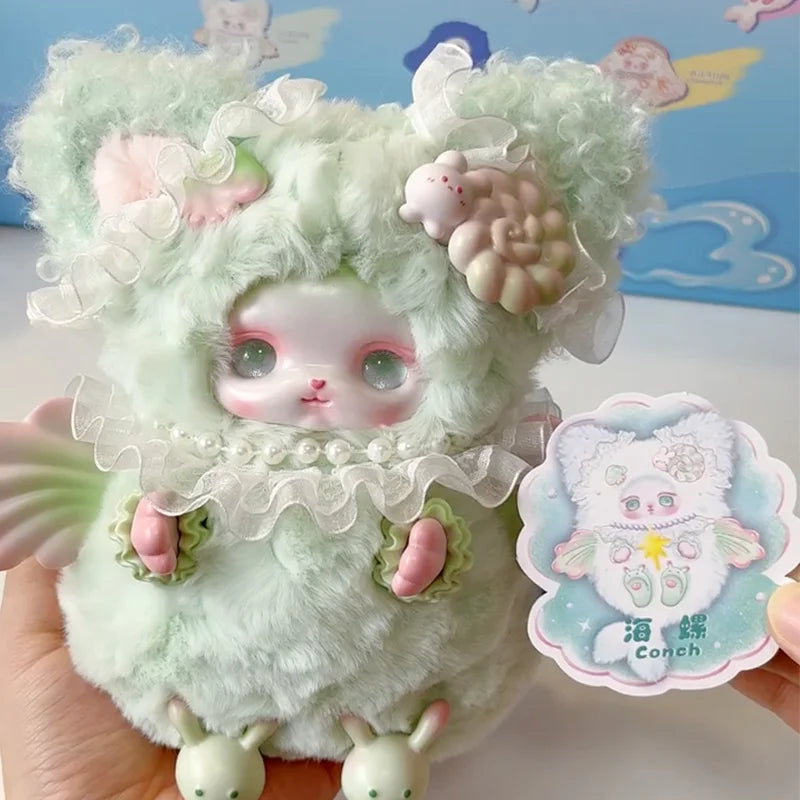 Loloan Ocean Series Vinyl Plush Blind Box Kawaii Sea Animal Anime Doll Surprise Home Decor Toy Gift Cute Mystery Bag