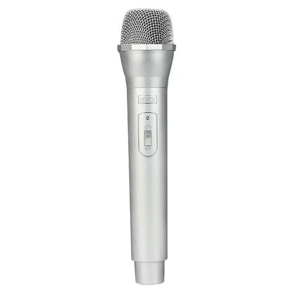 Microphone d'entraînement de fête, accessoire de microphone, jouet de simulation de discours, faux microphone, accessoire de costume de scène, microphone de karaoké pour enfants