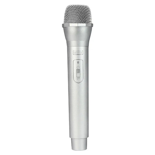 Microphone d'entraînement de fête, accessoire de microphone, jouet de simulation de discours, faux microphone, accessoire de costume de scène, microphone de karaoké pour enfants